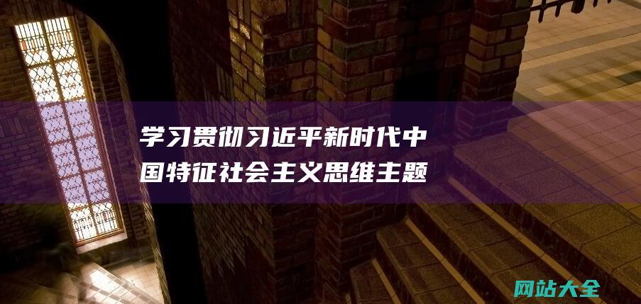 学习贯彻习近平新时代中国特征社会主义思维主题教育总结会议在京召开