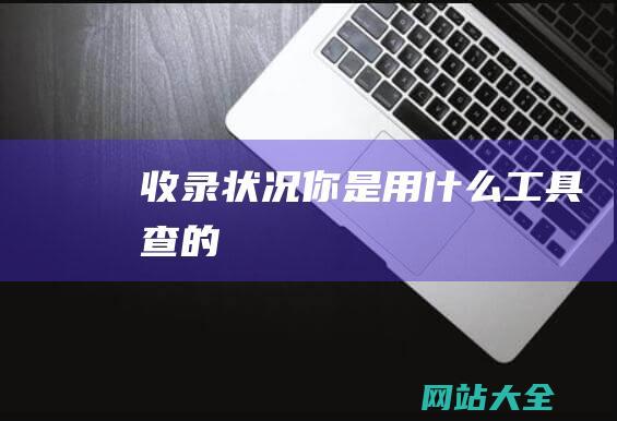 收录状况你是用什么工具查的