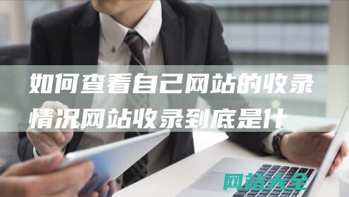 如何查看自己网站的收录情况-网站收录到底是什么