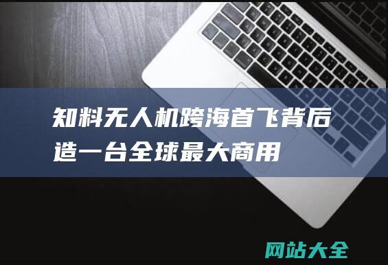 知料无人机跨海首飞背后造一台全球最大商用