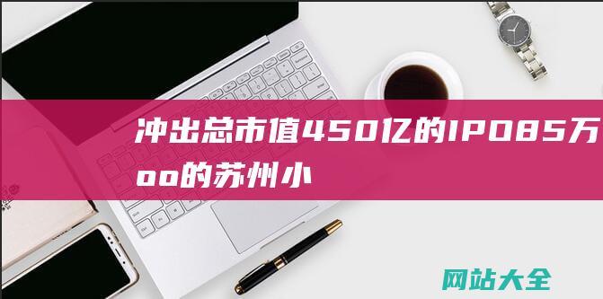 冲出总市值450亿的IPO-85万人的苏州小镇