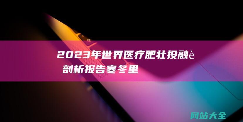 2023年世界医疗肥壮投融资剖析报告-寒冬里最热的买卖-近600亿美元-超3000次出手