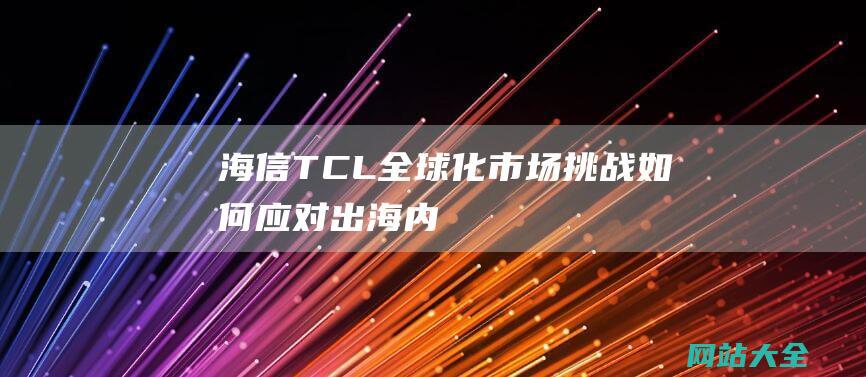 海信-TCL-全球化市场挑战如何应对-出海内卷难赢