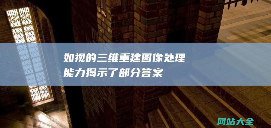 如视的三维重建图像处理能力揭示了部分答案