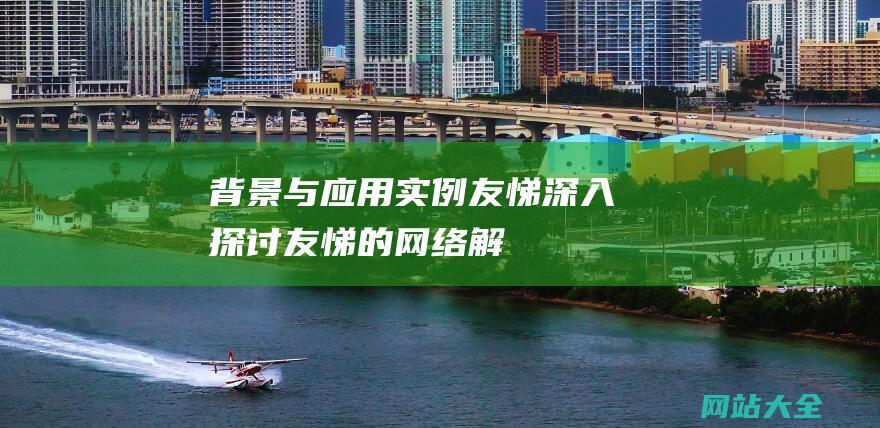 背景与应用实例友悌深入探讨友悌的网络解