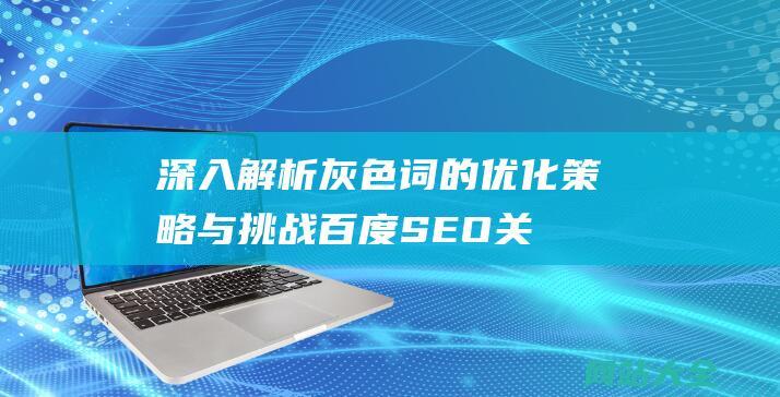 深入解析灰色词的优化策略与挑战-百度SEO关键词的灰色词是否完全无法优化